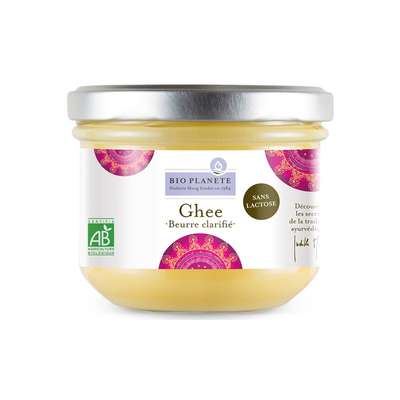 Ghee, beurre clarifié sans lactose BIO, Bio Planete (20 cl)