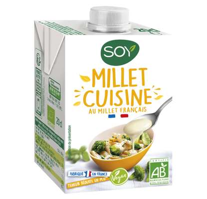 Millet cuisine BIO, Soy (20 cl)
