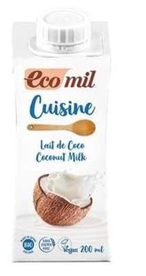 Crème de cuisine au lait de coco BIO, Ecomil (200 g)