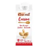 Crème cuisine aux noix de cajou sans sucre BIO, Ecomil (20 cl)