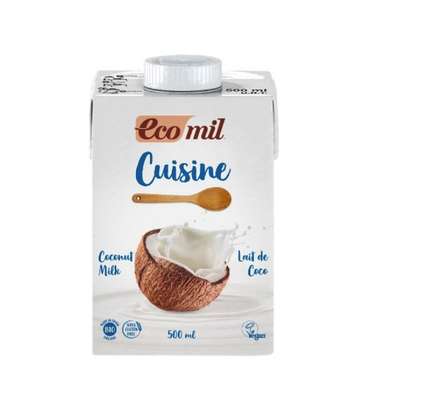 Crème cuisine lait de coco BIO, Ecomil (500 ml)