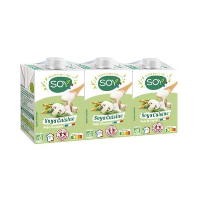 Soya cuisine BIO, Soy (3X 20 cl)