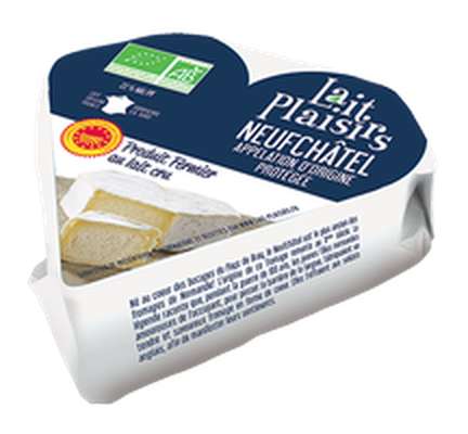 Neufchâtel AOP fermier au lait cru BIO, 22 % MG/PF (200 g)