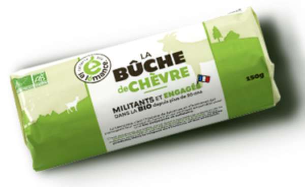 Bûche de chèvre BIO, 21 % MG/PF, La Lémance (150 g)