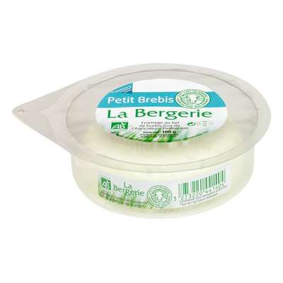 Petit brebis 17% MG/PF BIO, La Bergerie (100 g)