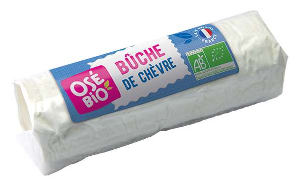 Bûche de chèvre 21 % MG/PF BIO, Osé Bio (150 g)