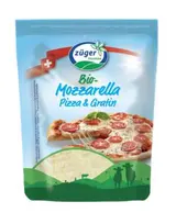 Mozzarella râpée pizza et gratin BIO, Zuger (150 g)