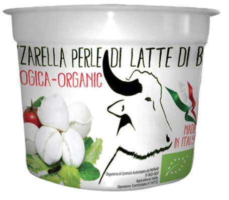 Perles de mozzarella de bufflonne BIO, Biologica (125 g)