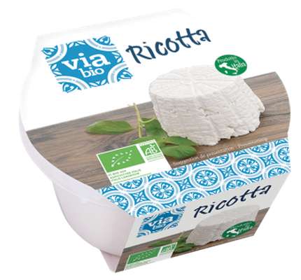 Ricotta BIO, 9 % MG, Via bio (250 g)