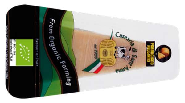 Parmesan AOP BIO, 18 mois minimum d'affinage, 28,4 % MG, Casearia Di Sant'Ann (200 g)