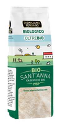 Parmesan râpé DOP, 30 % MG/PF BIO, Bio Sant'Anna (80 g)
