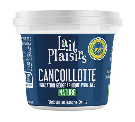 Cancoillotte nature BIO, Lait Plaisirs (200 g)