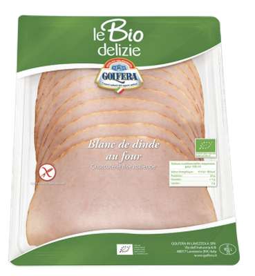 Poitrine de dinde cuite au four BIO, Le Biodelizie di Gol (80 g)