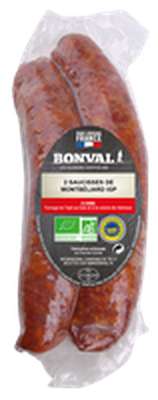 Saucisses de Montbéliard IGP, Bonval (x 2, 300 g)