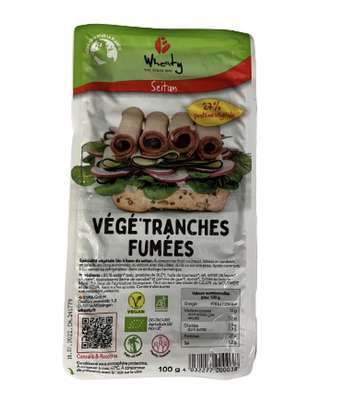 Végé' Tranches fumées BIO, Wheaty (100 g)