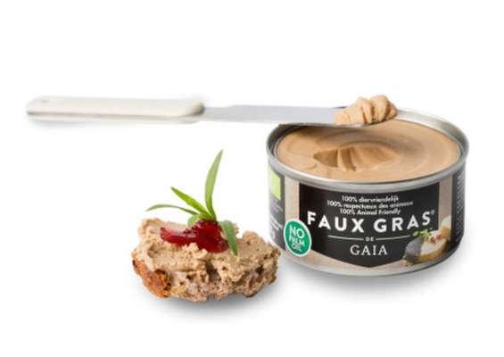 Faux gras pâté végétal à la truffe sans huile de palme, Gaia (125 g)