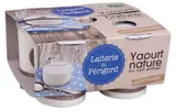 Yaourt au lait entier nature BIO, Laiterie du Périgord (x 4, 500 g)