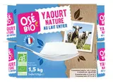 Yaourt nature au lait entier BIO, Osé Bio (12 x 125 g)