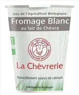 Fromage blanc au lait de chèvre BIO, La Chèvrerie (400 g)