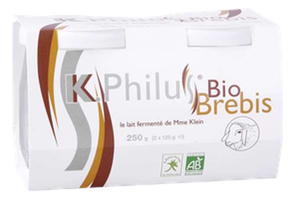 Yaourt au lait de brebis BIO, K-Philus (2 x 125 g)