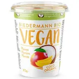 Dessert brassé fermenté coco saveur mangue BIO, Biedermann (375 g)