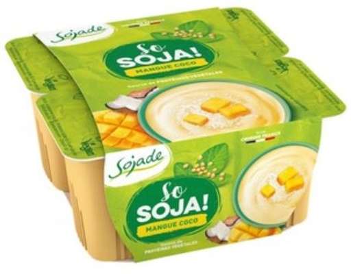 Sojade mangue coco BIO So Soja, Sojade (4 x 100 g)