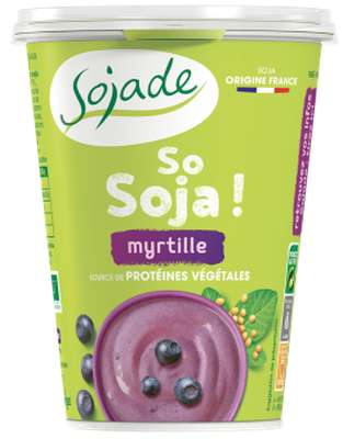 So Soja myrtille BIO, Sojade (400 g)