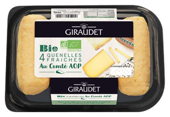 Quenelles fraiches au comté AOP BIO, Giraudet (x 4, 320 g)