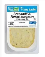 Brandade de morue BIO, Bleu Vert (290 g)