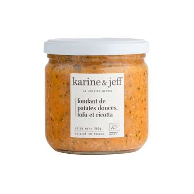Fondant de papates douces tofu et ricotta BIO, Karine & Jeff (360 g)