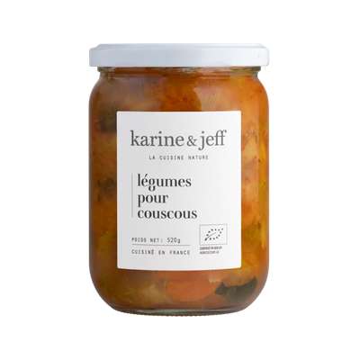 Légumes pour couscous BIO, Karine & Jeff (520 g)
