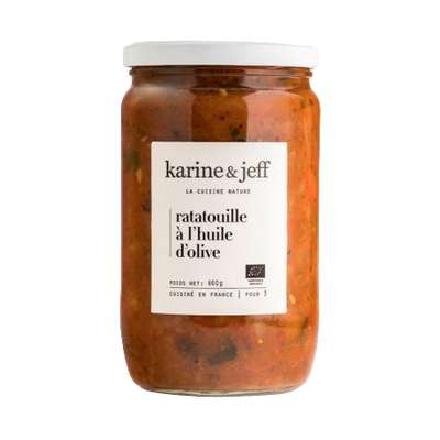 Ratatouille à l'huile d'olive BIO, Karine & Jeff (660 g)
