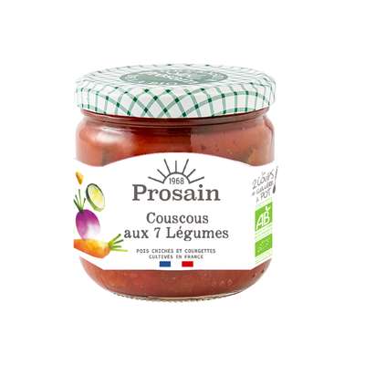 Couscous aux 7 légumes BIO, Prosain (360 g)