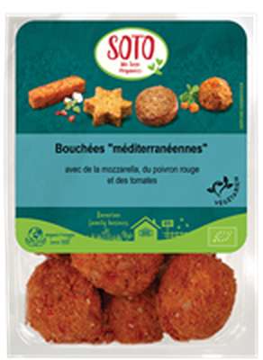Bouchées méditerranéennes BIO, Soto (x 15, 250 g)