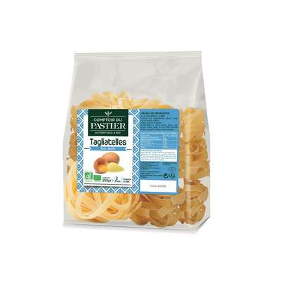 Tagliatelles fraîches aux oeufs BIO, Comptoir du Pastier (250 g)