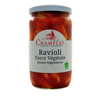 Ravioli farce végétale 100% végétalien BIO, Champlat (650 g)