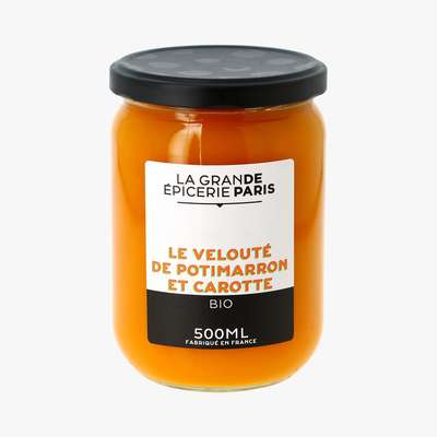 Le velouté de potimarron et carotte BIO, La grande épicerie de Paris (50cl)