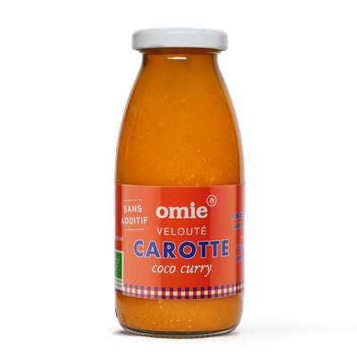 Velouté carotte coco curry, Omie (25 cl)
