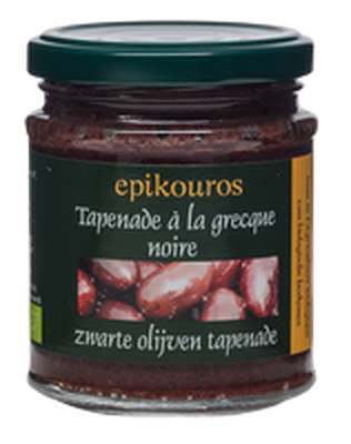 Tapenade à la grecque noire BIO, Epikouros (190 g)