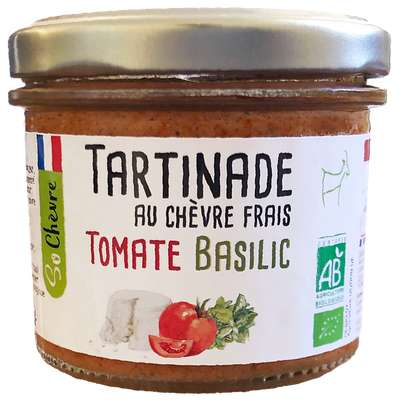 Tartinade chèvre frais tomate basilic, So Chèvre (90 g)