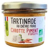 Tartinade chèvre frais carotte piment d'Espelette BIO, So Chèvre (90 g)