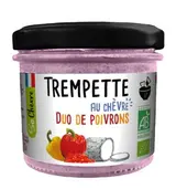 Trempette chèvre affiné duo de poivrons BIO, So Chèvre (90 g)