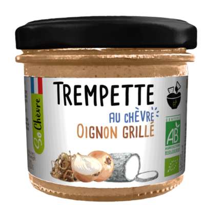 Trempette chèvre affiné oignon grillé BIO, So Chèvre (90 g)
