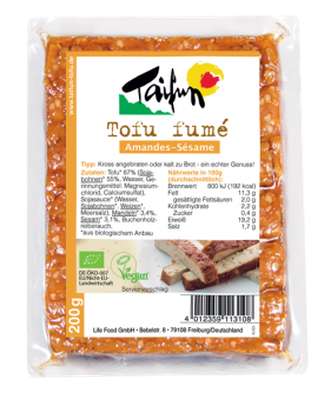 Tofu fumé amandes/sésame BIO, Taifun (200 g)