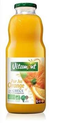 Pur jus d'orange de Grèce BIO, Vitamont (1 L)