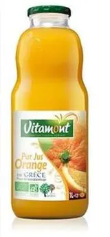 Pur jus d'orange de Grèce BIO, Vitamont (1 L)