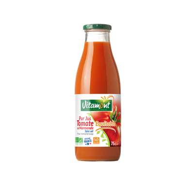 Jus de tomate de Marmande BIO, Vitamont (75 cl)