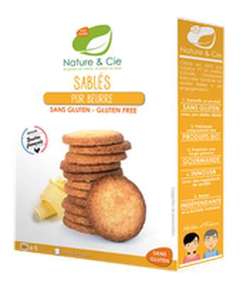 Sablés pur beurre BIO, Nature & Cie (135 g)