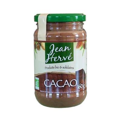 Poudre de cacao non sucré BIO, Jean Hervé (160 g)