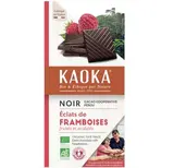 Chocolat noir 55% &  framboise BIO, Kaoka (100 g)